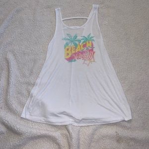 Beach vibes swimsuit coverup